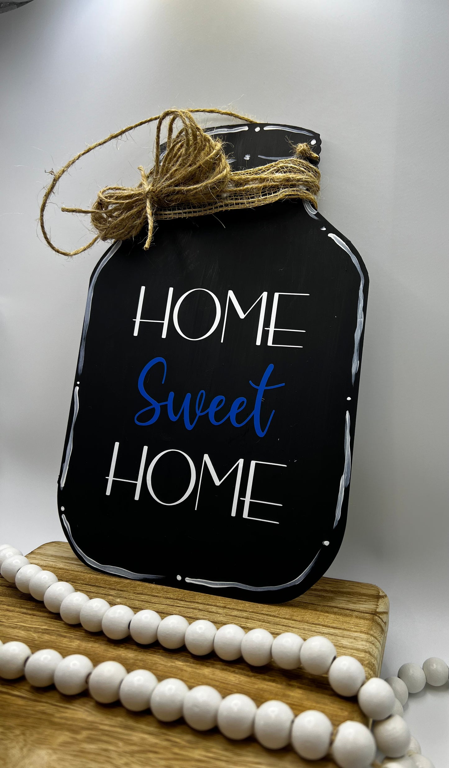 Home Sweet Home Mason Jar Sign