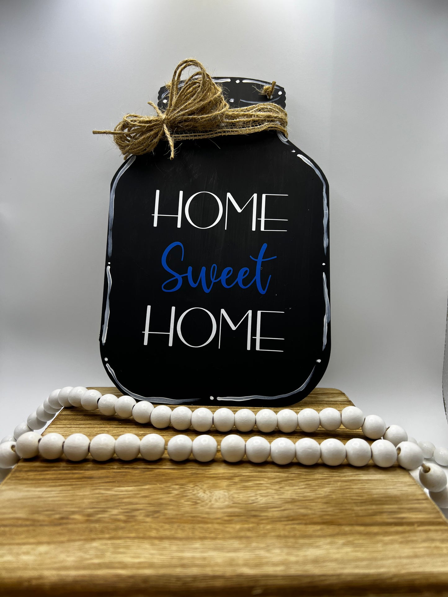 Home Sweet Home Mason Jar Sign