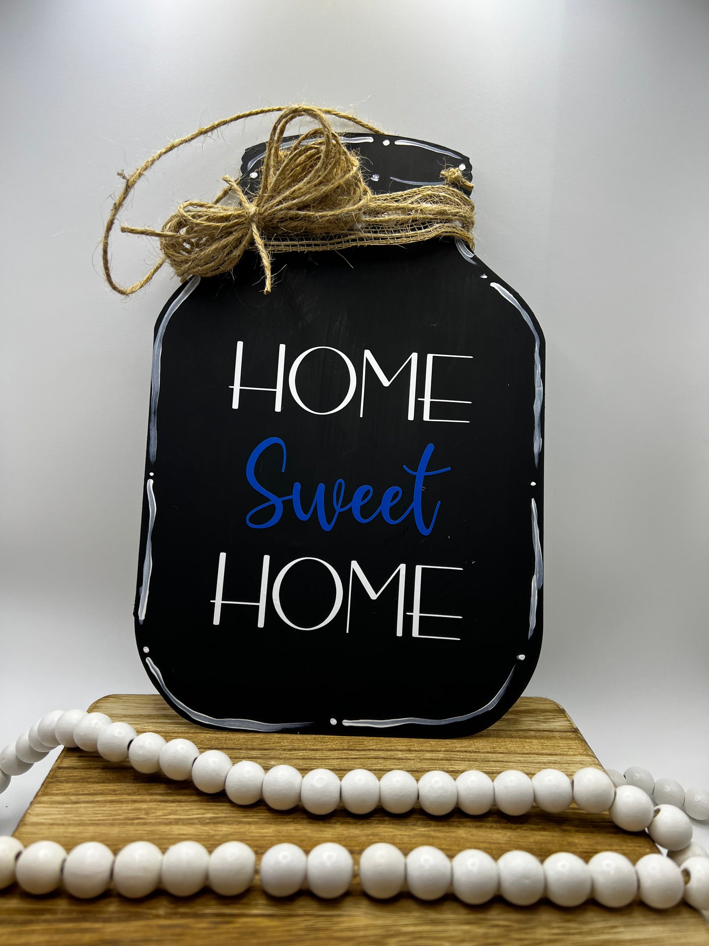 Home Sweet Home Mason Jar Sign