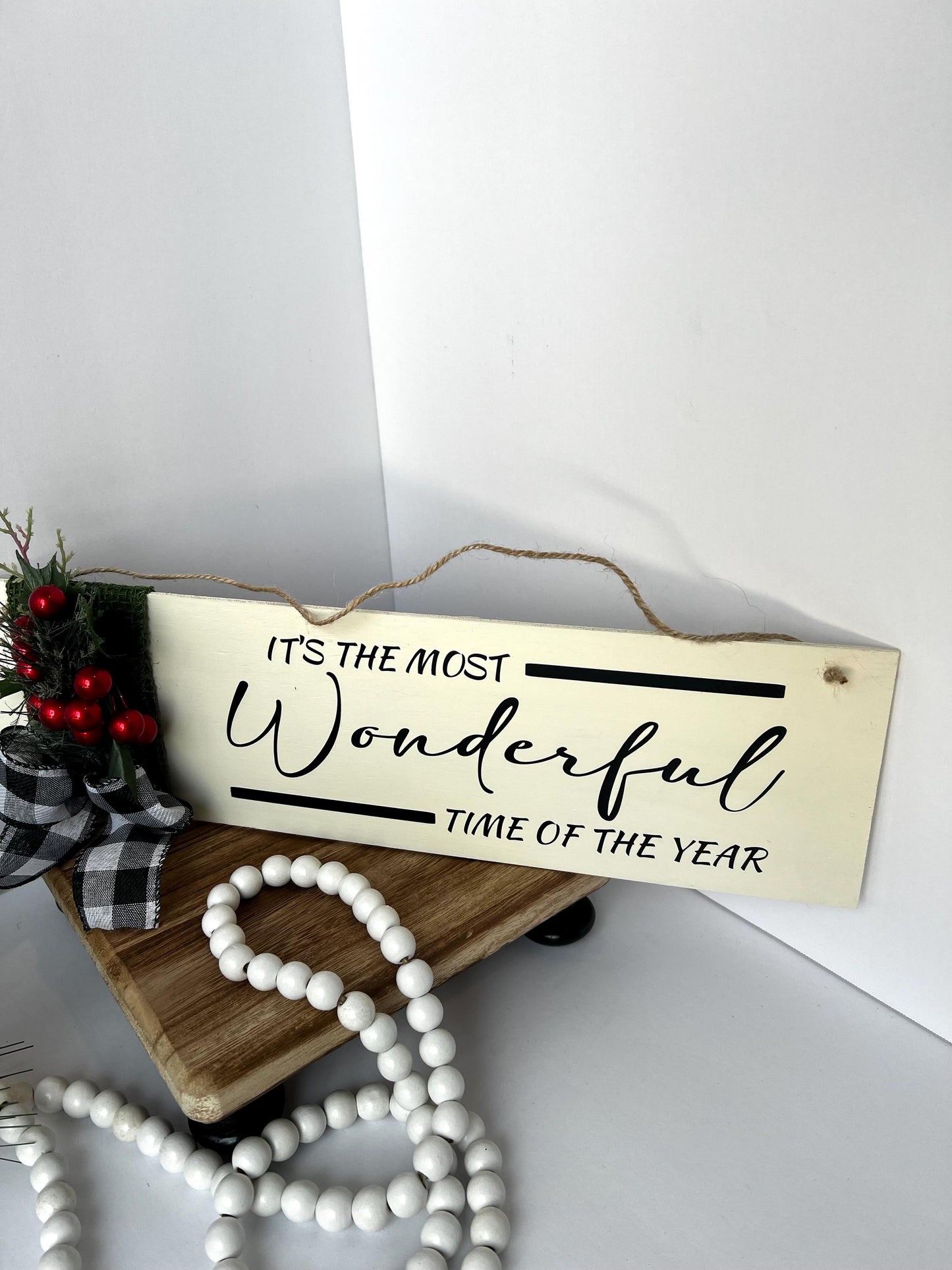 Handmade Christmas Wood Sign – Farmhouse Holiday Decor